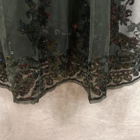 GRAPENT Women's Sequin 3/4 Sleeves Evening Gown - Picture 6 of 9